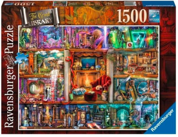 Ravensburger Puzzle 2D 1500 elementów Bogata biblioteka GXP-811646