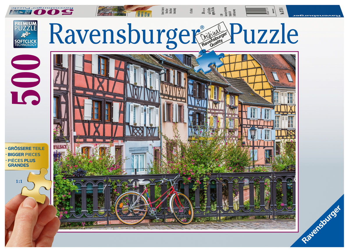 Ravensburger Erwachsenenpuzzle Ravensburger puzzle dla dorosłych 13711 Ravensburger 13711-Colmar we Francji-puzzle dla dorosłych