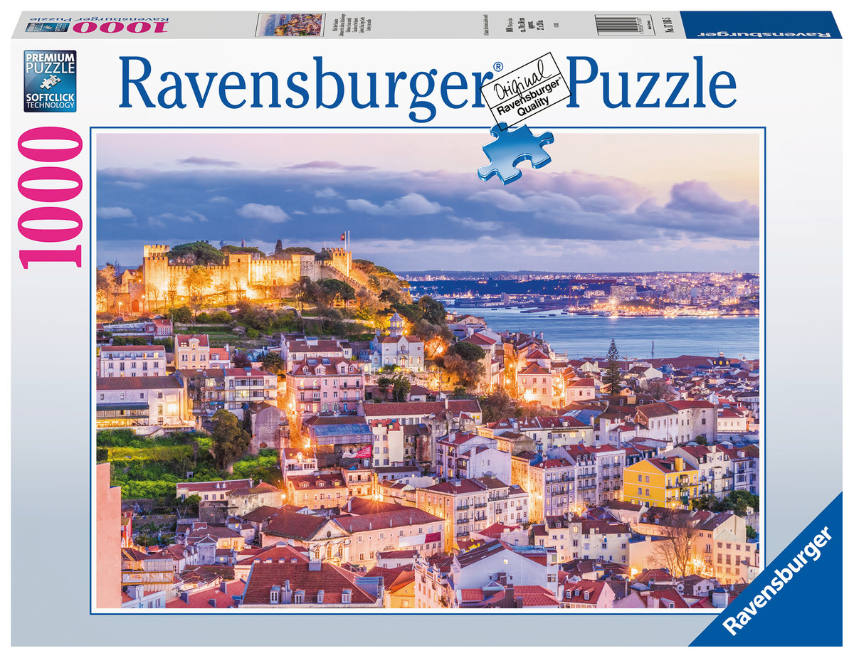 Ravensburger Puzzle 2D 1000 elementów Vista su Lisbona GXP-811650