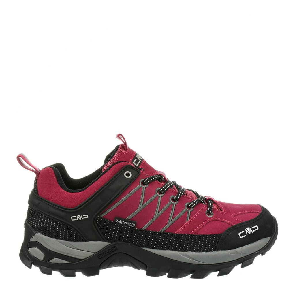 CMP Damskie buty trekkingowe Rigel Low Wmn Wp, Sangria Grey, 38 EU
