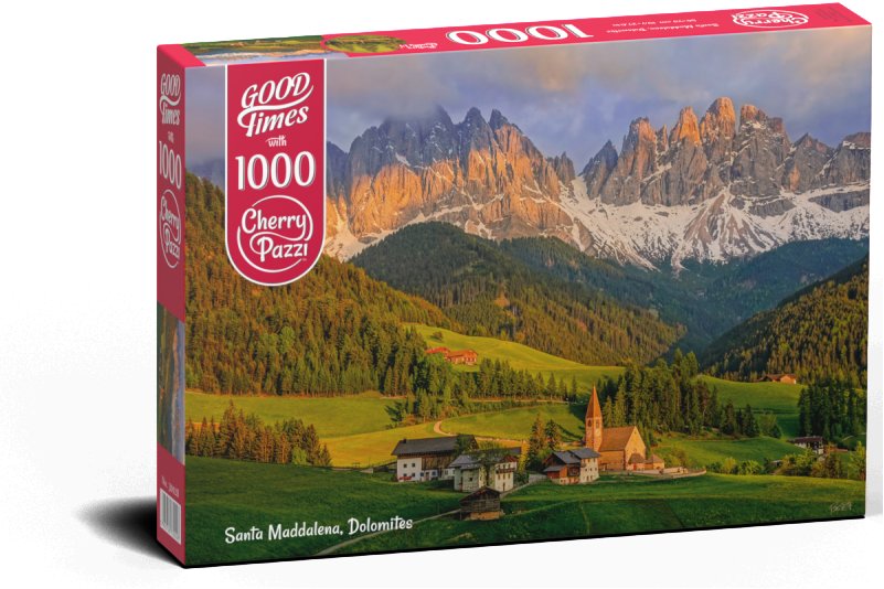 Timaro Puzzle 1000 Cherry Pazzi Santa Maddalena, Dolomites -