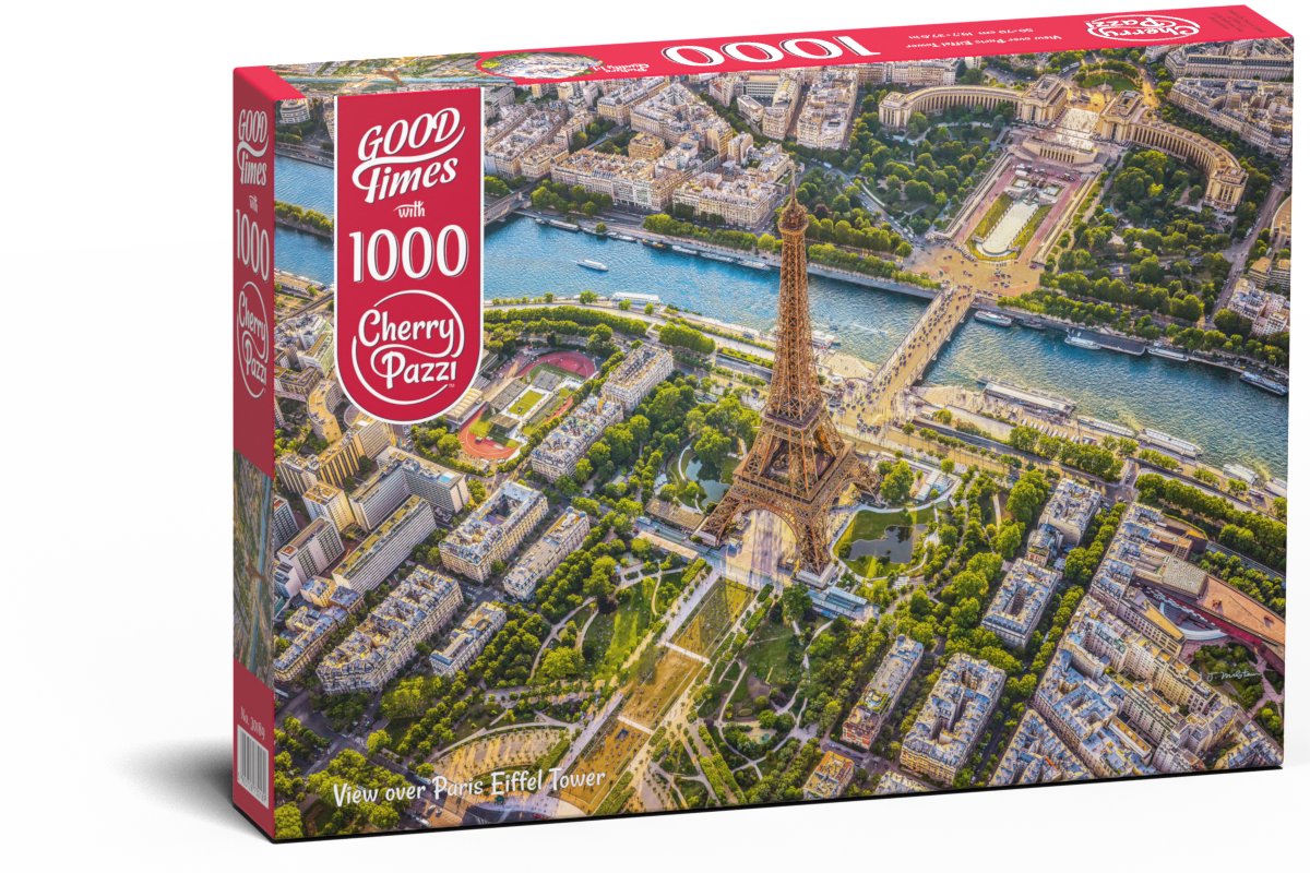 Timaro Puzzle 1000 Cherry Pazzi View over Paris Eiffel Tower -