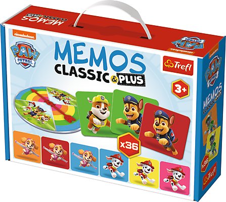 Gra dla dzieci - Memos Classic Plus Paw Patrol wiek 3+
