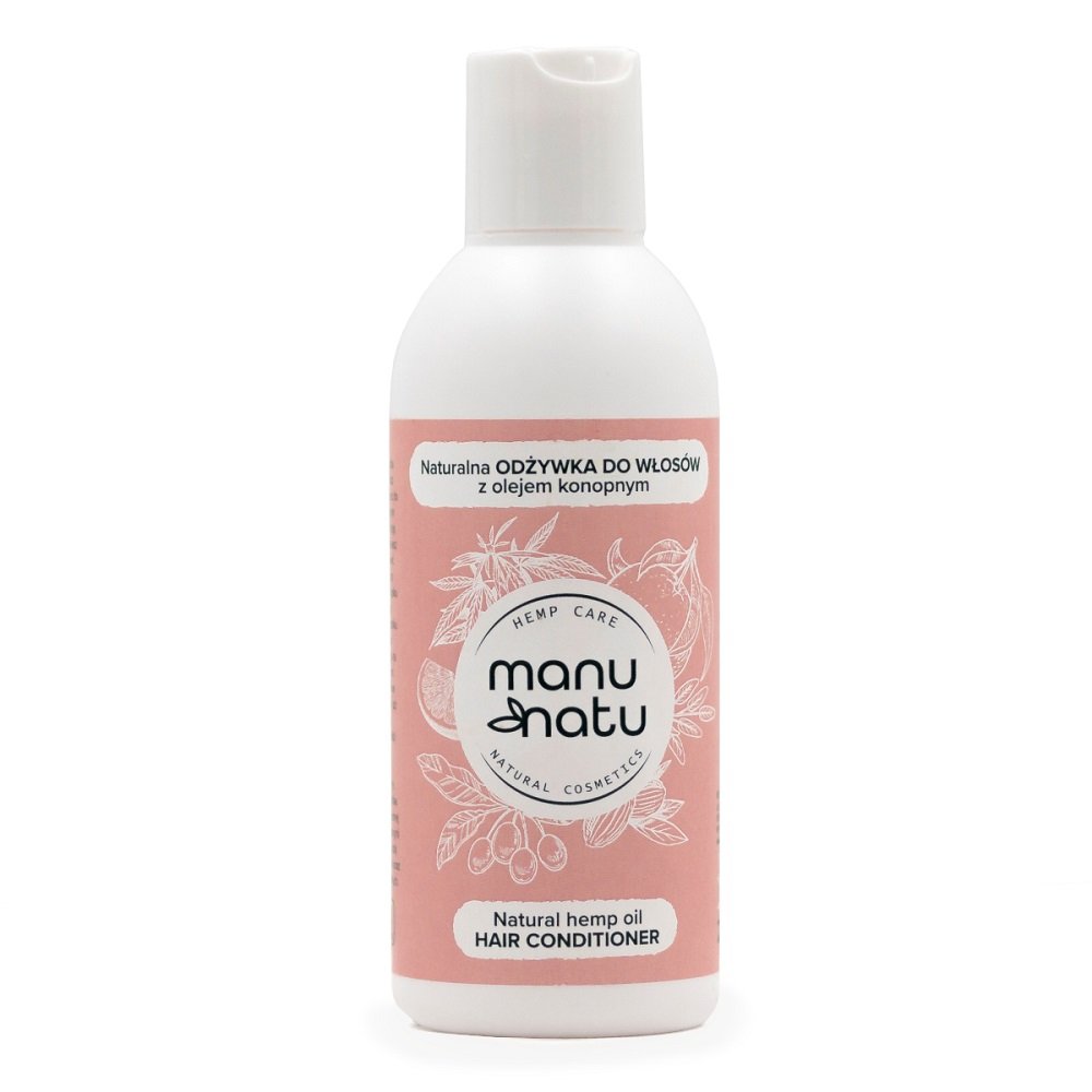 Manu Natu Manu Natu Natural Hemp Oil Hair Conditioner naturalna odżywka do włosów z olejem konopnym 200ml primavera-5904326901582