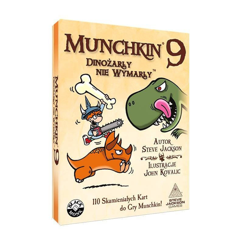 Black Monk Munchkin 9 Dinożarły Nie Wymarły Dodatek