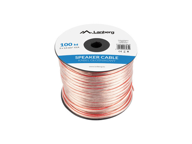 Kabel głośnikowy 2x1.0 100 SC-2X10-10CC-1000-TR