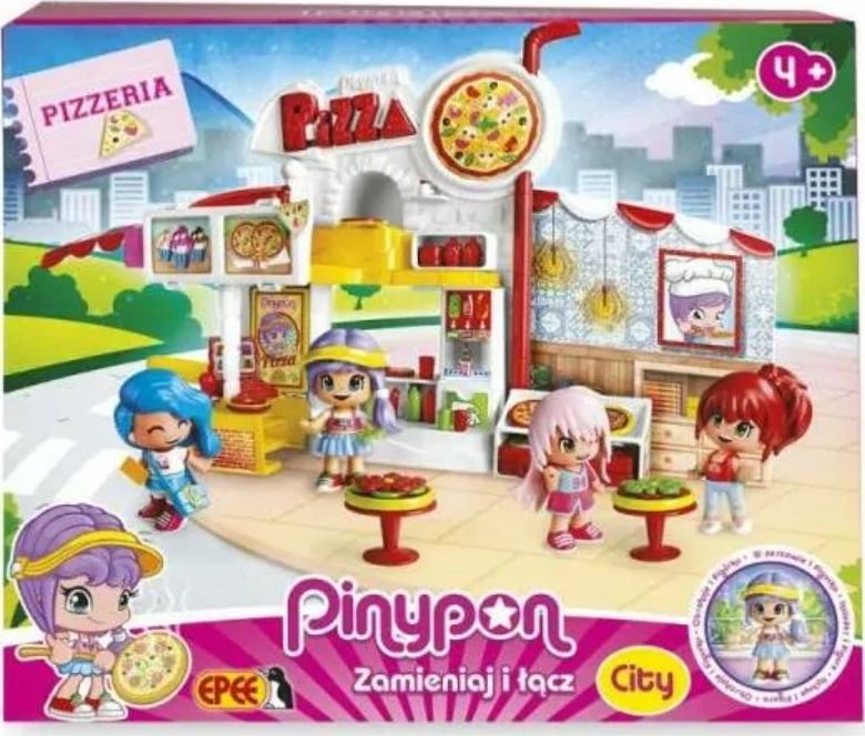 Epee PinyPon City Pizzeria Zestaw "Pizzeria" z laleczką 8cm i akcesoriami FPP14755