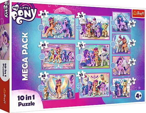 Trefl Puzzle 10w1 Kucyki Pony
