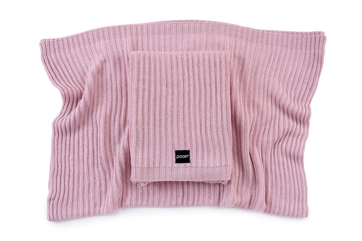 POOFI Kocyk bambusowy Oslo kolor: vintage pink