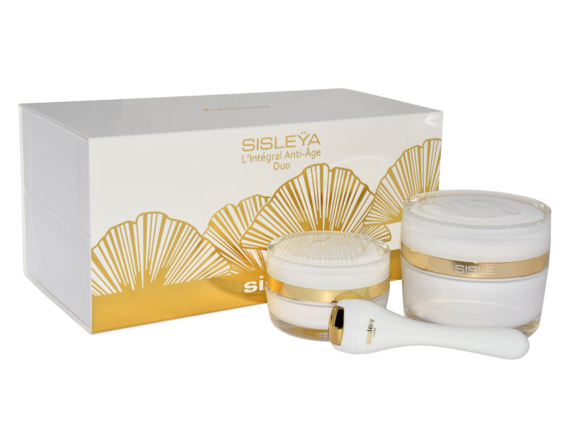 Sisley Set (Sisleya L'Integral Anti-Age Cream 50Ml+Eye And Lip Contour Cream 15Ml+Massage Tool)