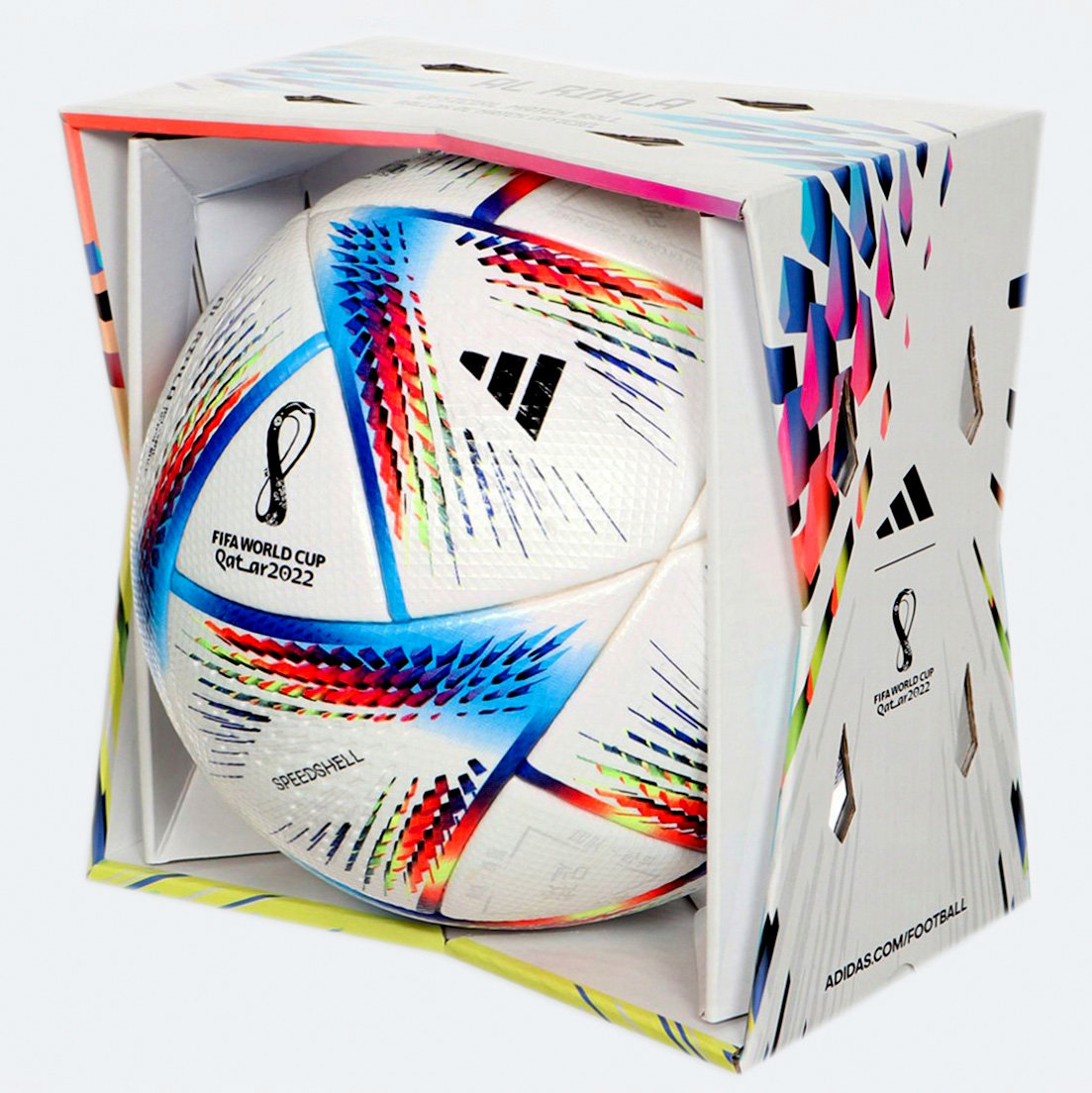 Piłka nożna Adidas Rihla Pro biała, H57783