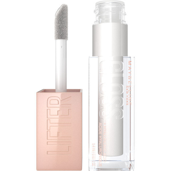 Maybelline LIFTER GLOSS + HYALURONIC ACID - Błyszczyk do ust z kwasem hialuronowym i witaminą E - 5,4 ml - 001 - PEARL MAYGYU04