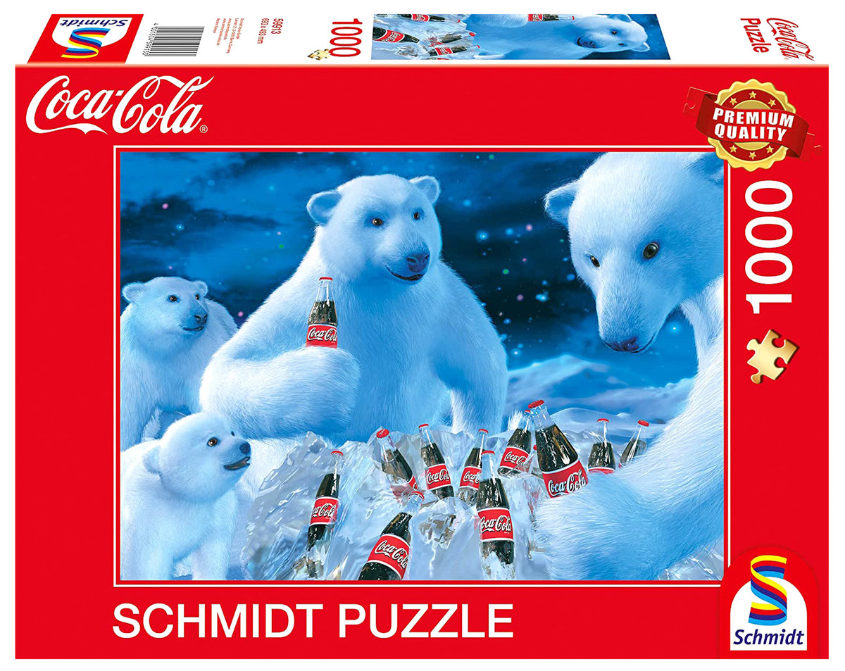 Schmidt Puzzle PQ 1000 Coca-Cola Niedźwiedzie polarne G3 -