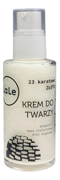 la-le kosmetyki Krem do twarzy z 23 kartowym złotem i stoechiolem, 50 ml