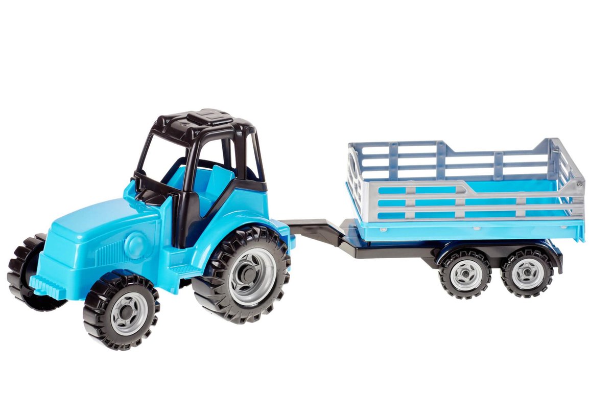 CHOIŃSKI Traktor z przyczepą z klockami CHOIŃSKI