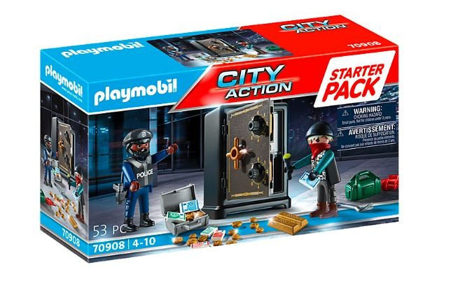 Playmobil City Action Starter Pack Włamanie do sejfu 70908