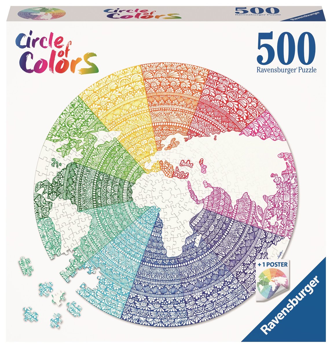 Ravensburger Puzzle Mandala 500 elementów