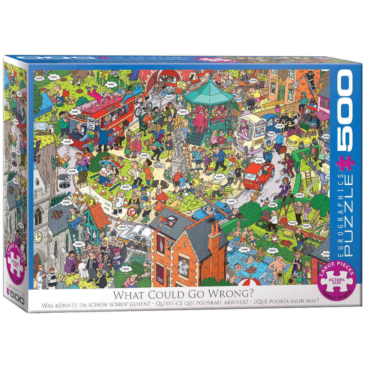 Eurographics Puzzle 500 What could go wrong$35 by Martin 6500-5460 -