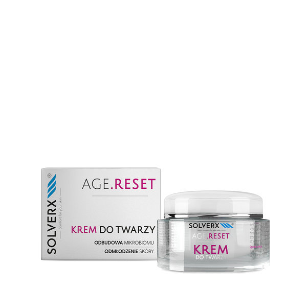 Solverx Age Reset Krem do twarzy Odbudowa Mikrobiomu & Odmłodzenie Skóry 50ml