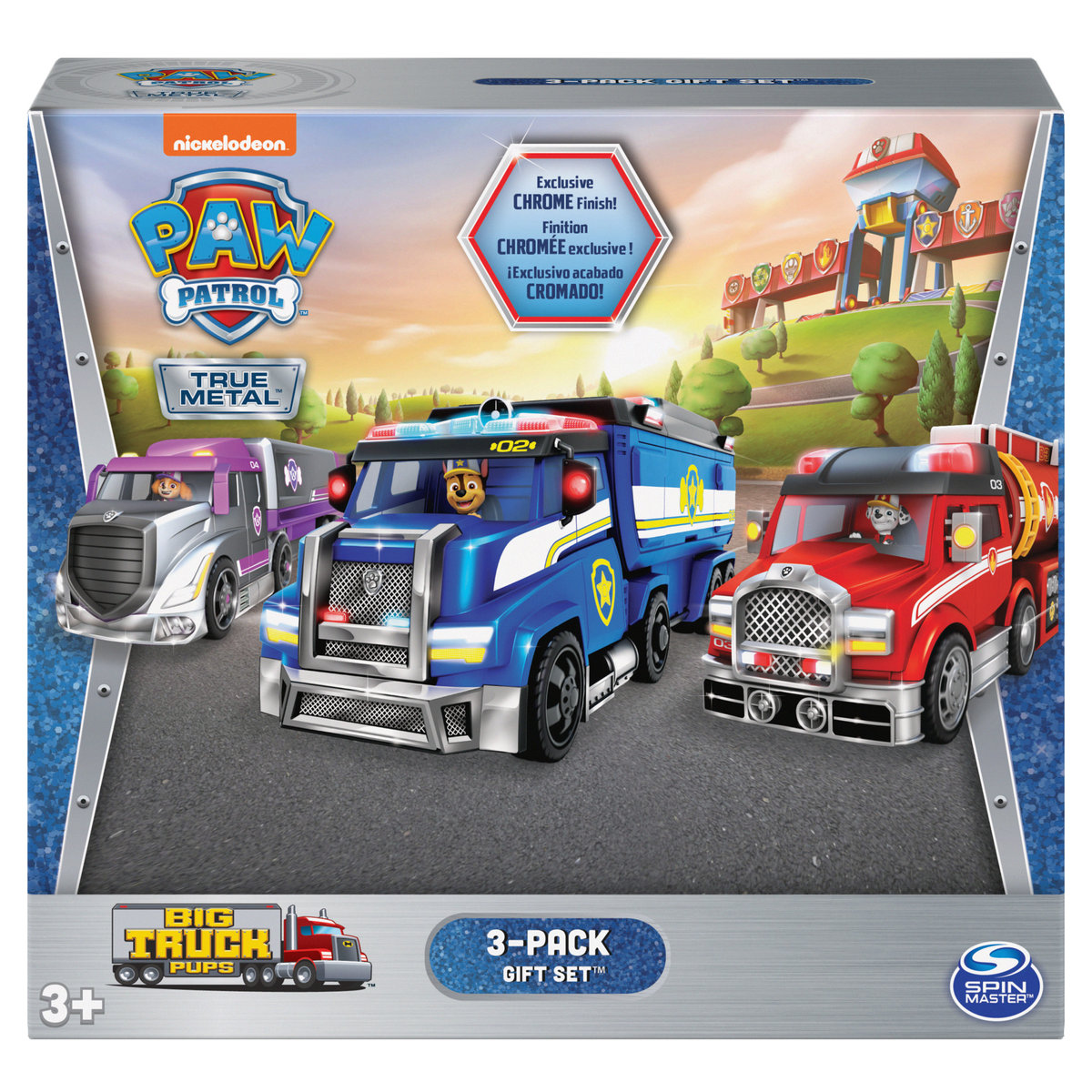 Psi Patrol: Big Truck Pups Die-Cast true metal 3pak