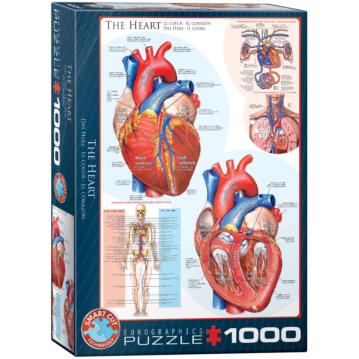 Puzzle 1000 The Heart 6000-0257 - Eurographics