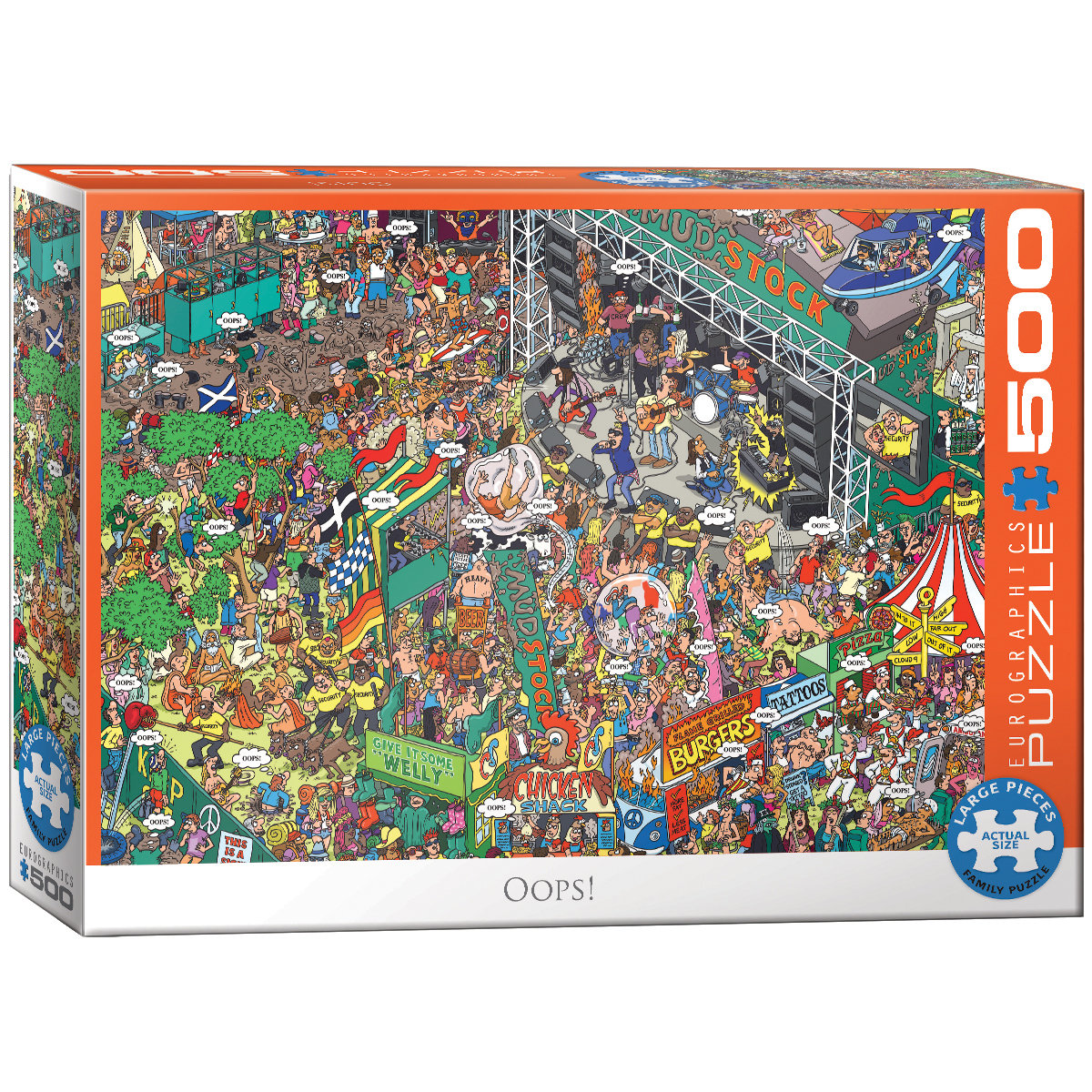 Eurographics Puzzle 500 Oops! by Martin Berry 6500-5459 -