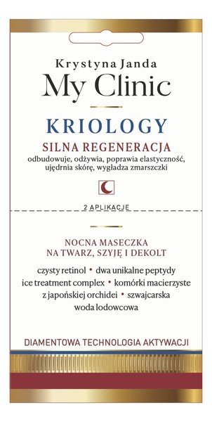 Krystyna Janda My Clinic Kriology regenerująca maska do twarzy, 10 ml