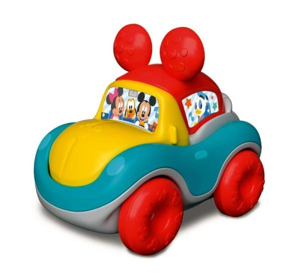 Clementoni 17722 auto puzzle dla niemowląt z motywami Disneya, zabawka edukacyjna dla dzieci od 1 roku życia, wiele kolorów 17722