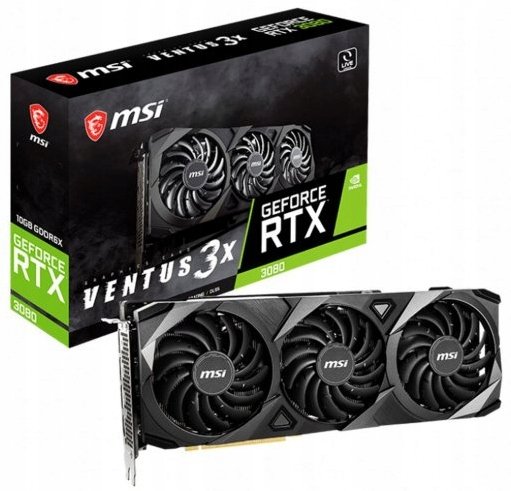MSI NVIDIA GeForce RTX 3080 VENTUS 3X 10G OC LHR