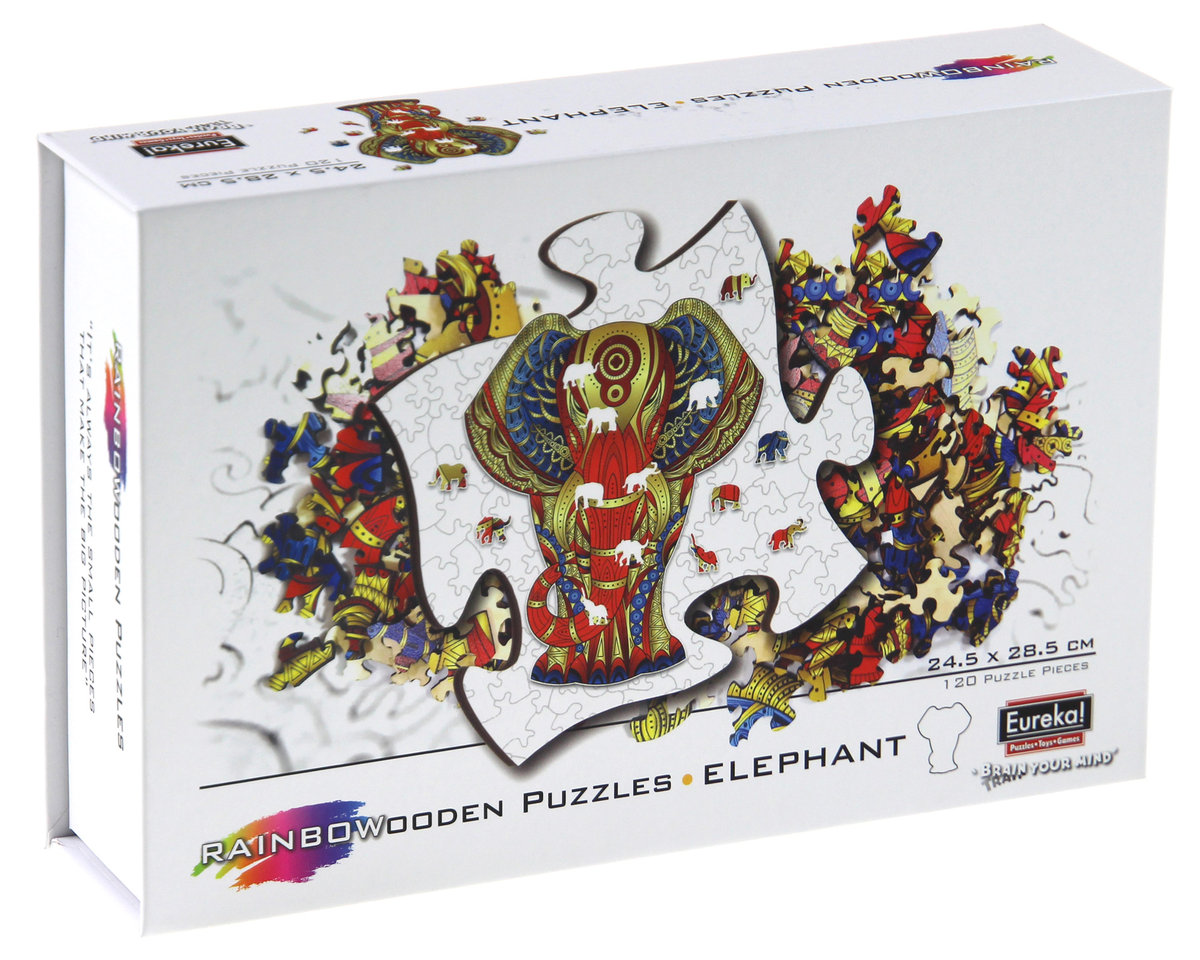 Puzzle drewniane Słoń G3