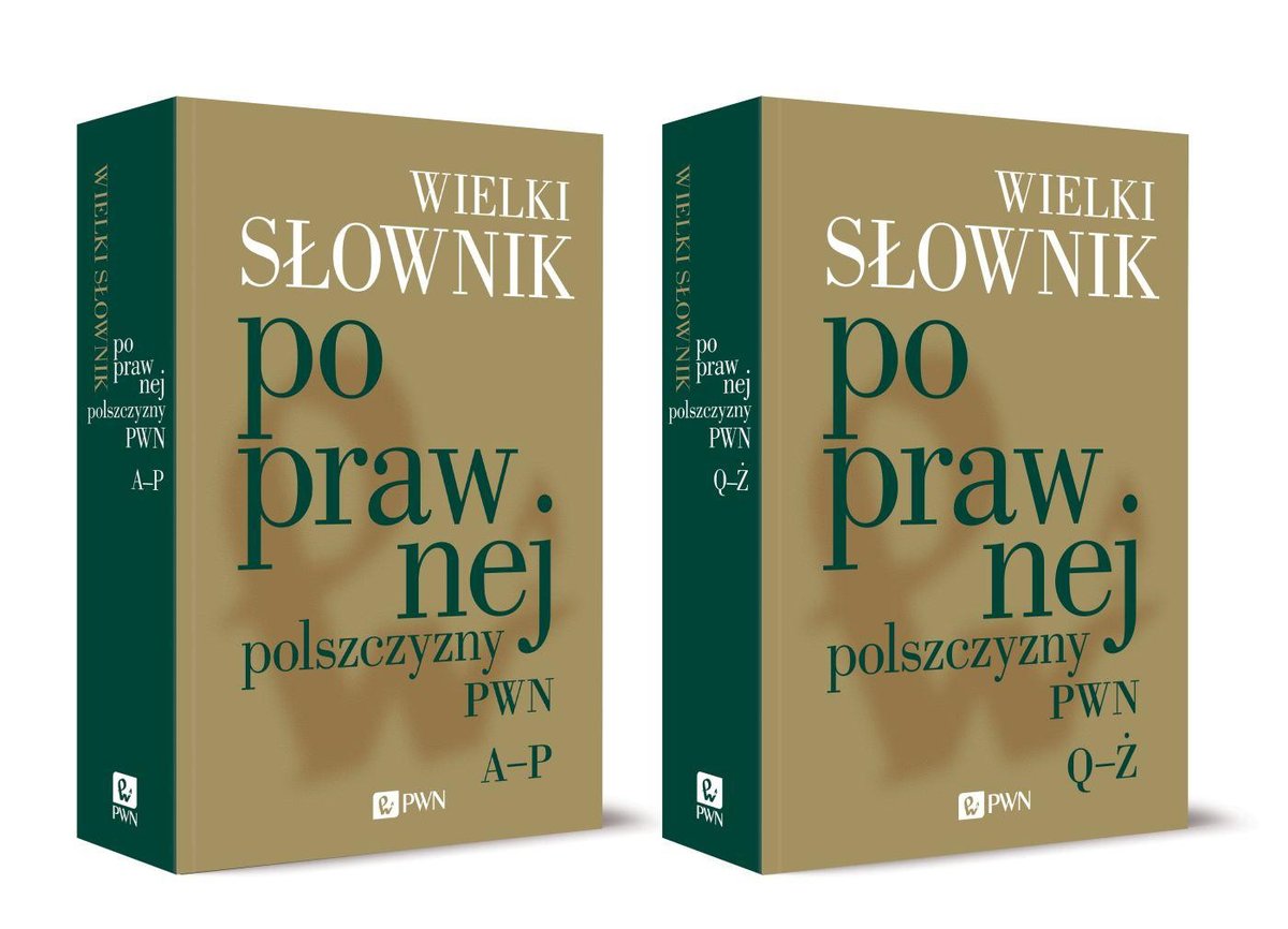 Wydawnictwo Naukowe PWN Wielki słownik poprawnej polszczyzny PWN Tom 1-2