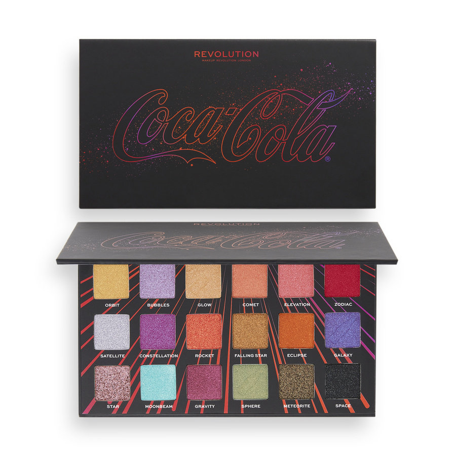 Makeup Revolution, Coca Cola Starlight, Paleta cieni do powiek