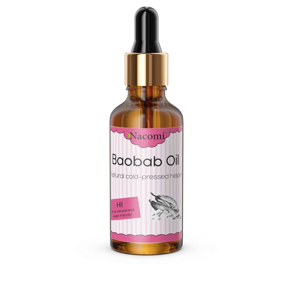 Фото - Крем і лосьйон BAOBAB Nacomi  Oil olej z baobabu z pipetą 50ml 