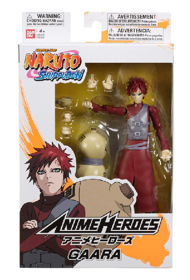 Anime Heroes Anime Heroes Oficjalna figurka Gaara - możliwa do postawienia figurka akcji, różna, 36906 36906