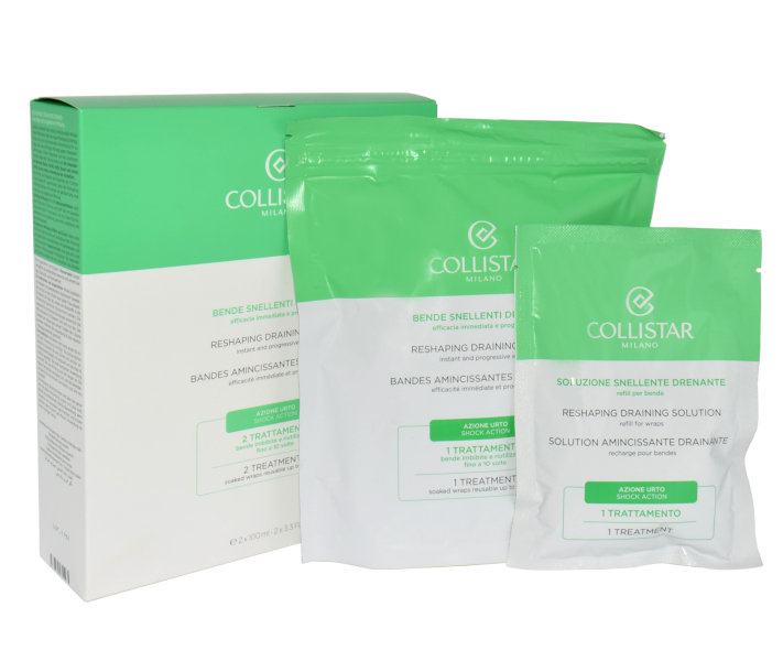 Collistar, Reshaping Draining Wraps 2 Treatments X, Bandaże, 100 ml