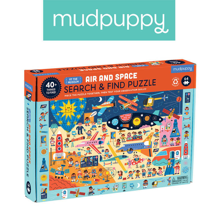 Puzzle obserwacyjne Muzeum Lotnictwa i Kosmosu 4+ Mudpuppy