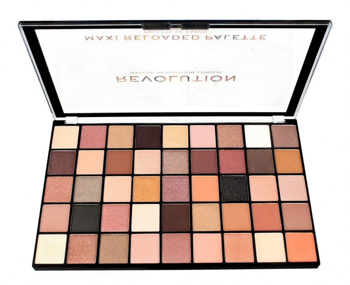 REVOLUTION MAKE UP Makeup Maxi Reloaded Palette (45)Paleta cieni do powiek Large It Up- 1 szt. 117156