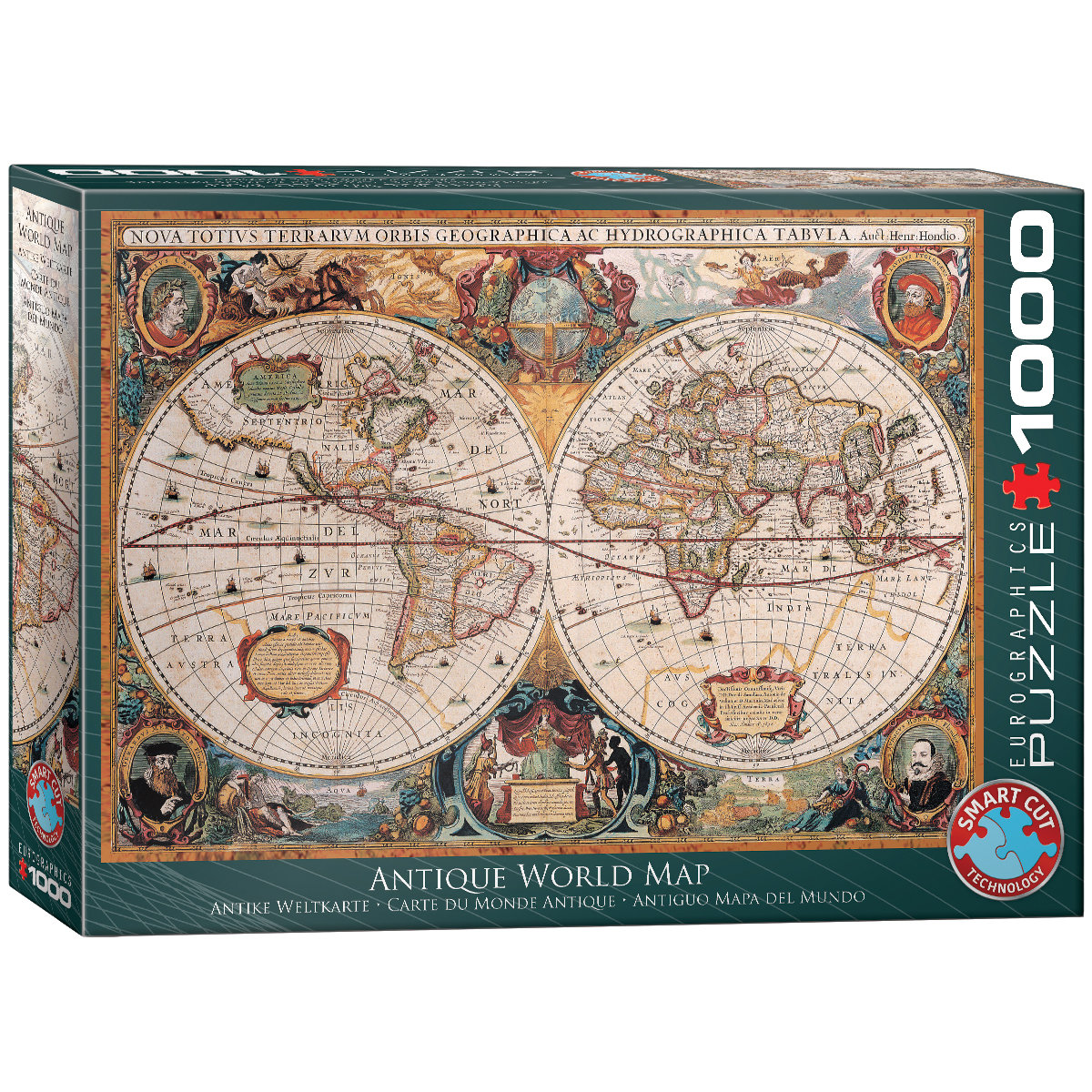 Eurographics Puzzle 1000 Mapa świata Orbis Geographica 6000-1997