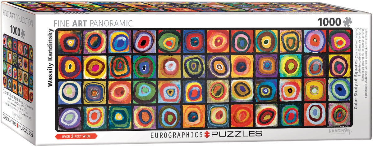 Eurographics Puzzle 1000 Studium kolorów, Wasily Kandinsky -