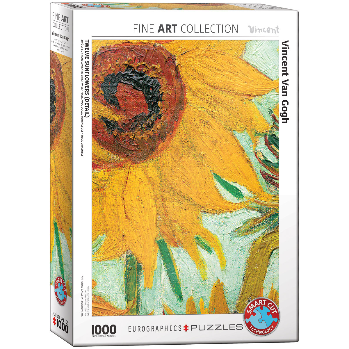 Eurographics Puzzle 1000 Sunflower by Vincent van Gogh 6000-5429 -