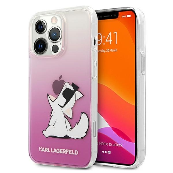 Karl Lagerfeld Choupette Fun - Etui iPhone 13 Pro (różowy) KLHCP13LCFNRCPI