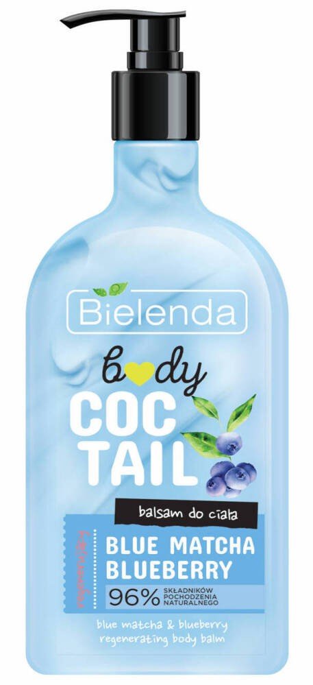 Bielenda Body Coctail Balsam do ciała regenerujący Blue Matcha & Blueberry 400ml