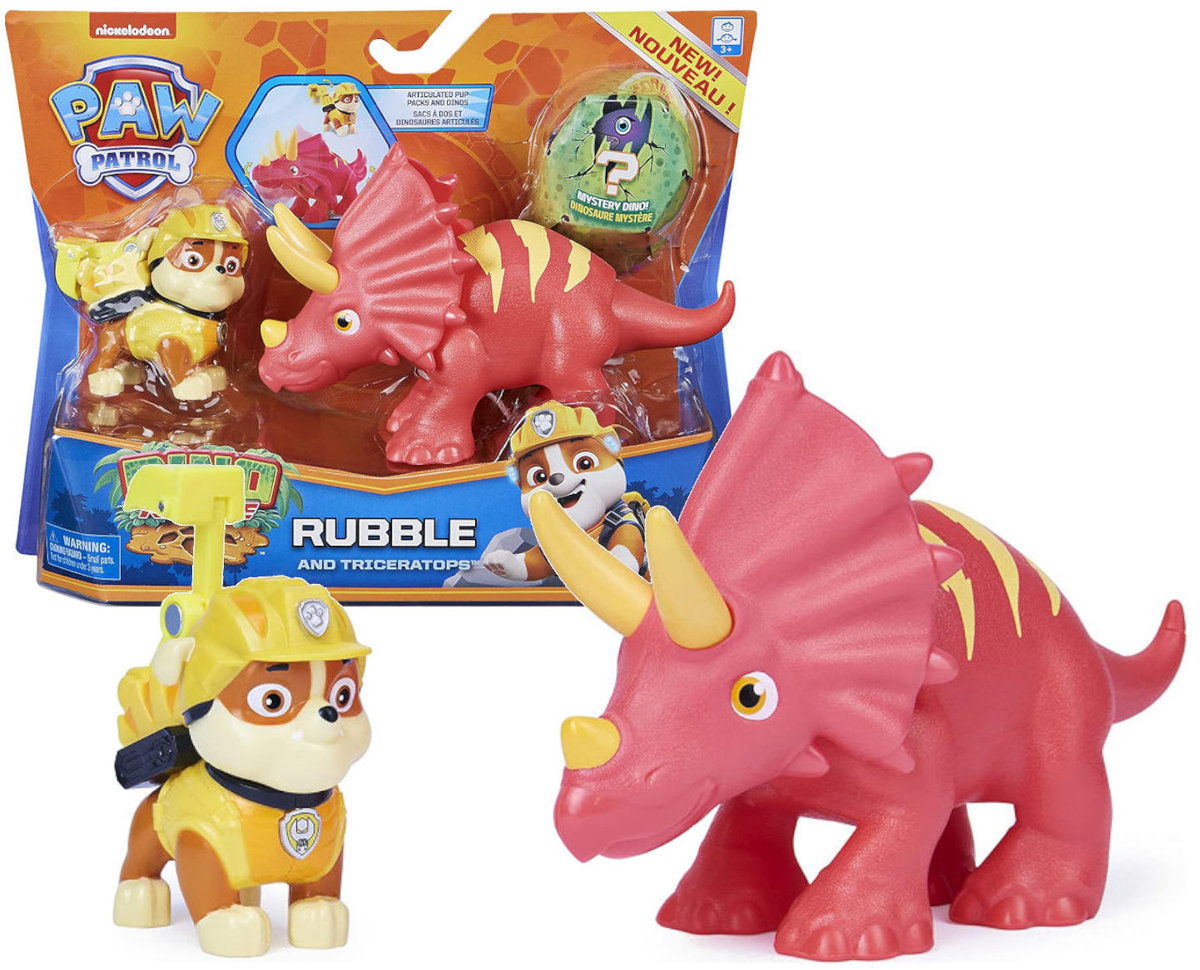 Spin Master Psi Patrol Dino Rescue Rubble +dino 11674-uniw