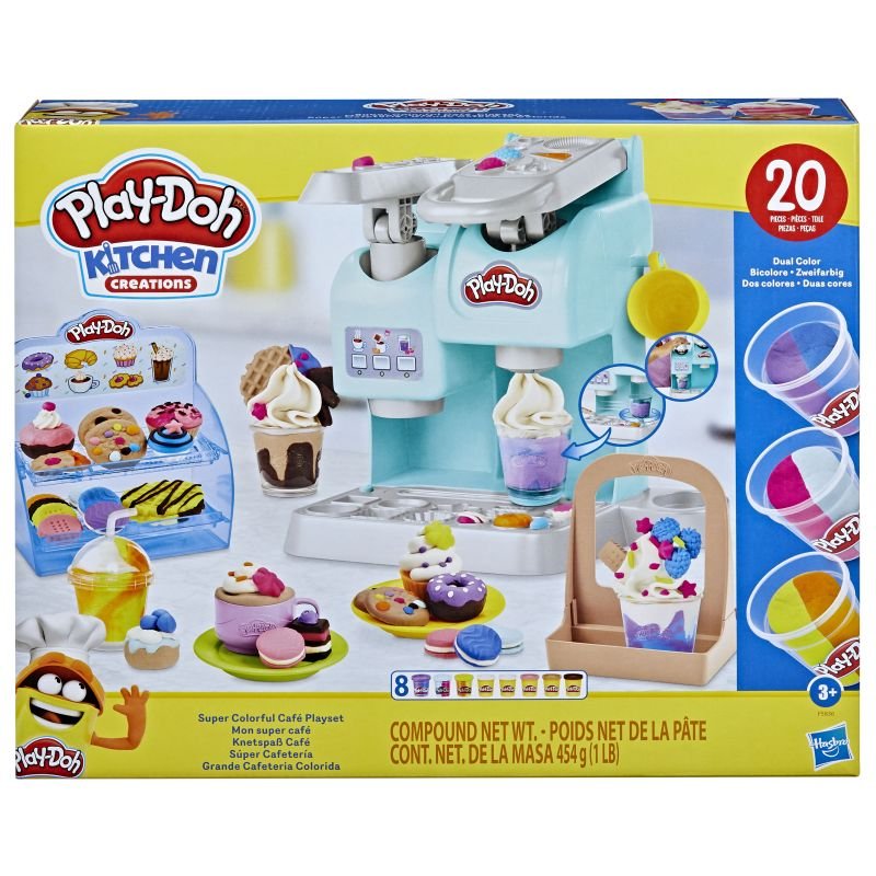 Hasbro Zestaw Play-Doh Superkolorowa kawiarnia