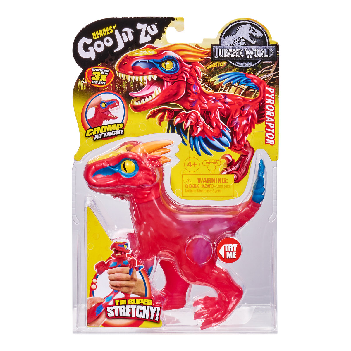 Zdjęcia - Figurka / zabawka transformująca TM Toys Figurka TM-TOYS Goo Jit Zu Jurassic World - figurka Pyro 