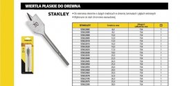 Stanley WIERTŁO DO DREWNA PŁASKIE 8/154 mm 52090 STA52090-QZ