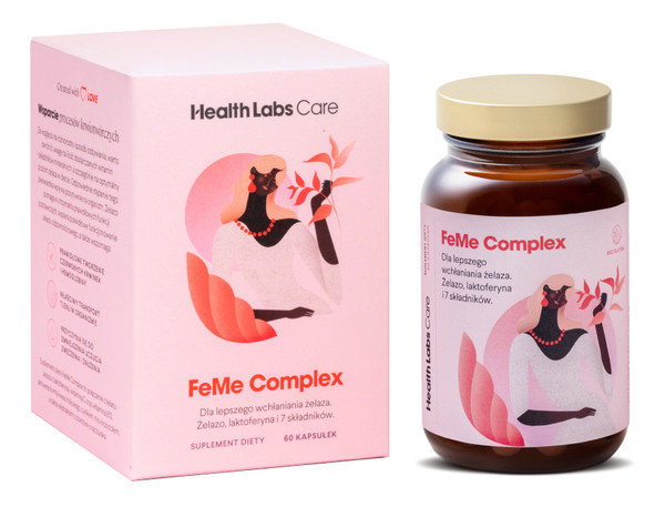 Health Labs Care Health Labs Care FeMe Complex Dla lepszego wchłaniania żelaza 60 kaps