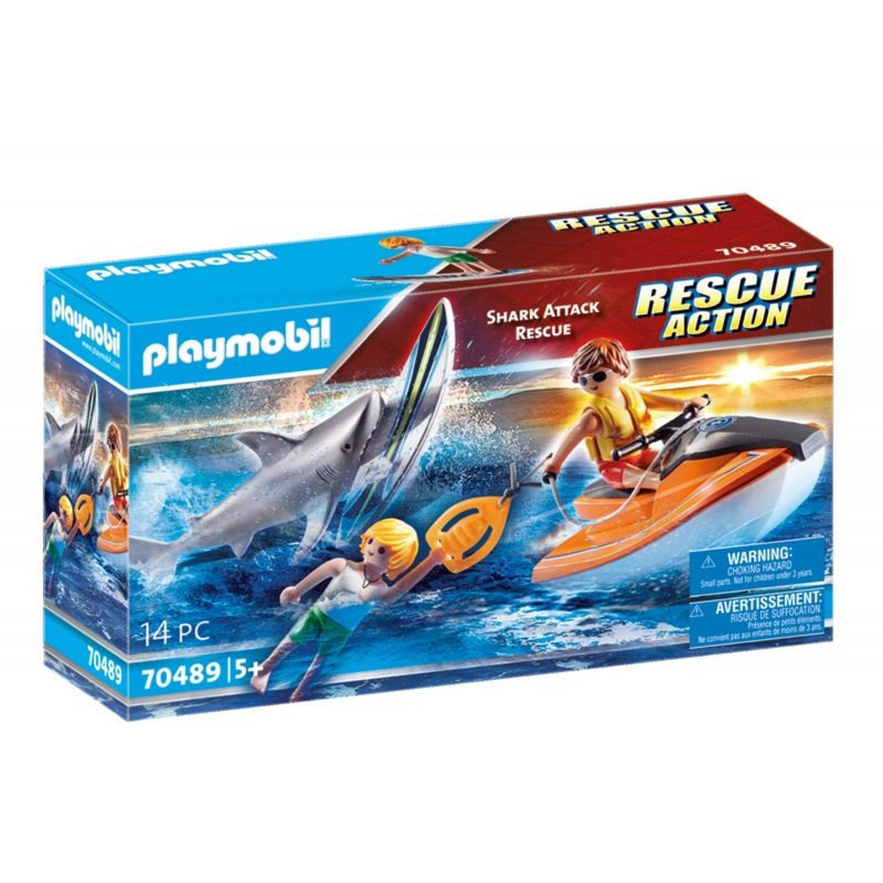 Zestaw Figurek Rescue Action 70489 Akcja Ratunkowa: Atak Rekina