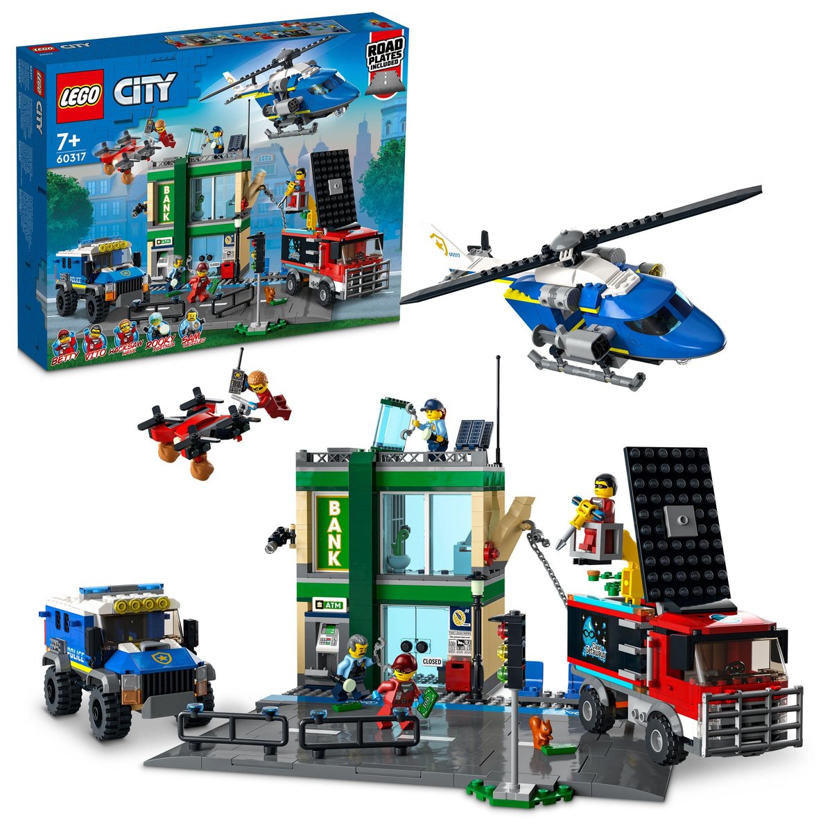 LEGO City Napad na bank 60317 60317