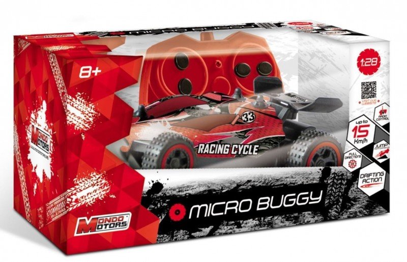 Mondo, Samochód R/C Micro Buggy, 1:28, czerwony